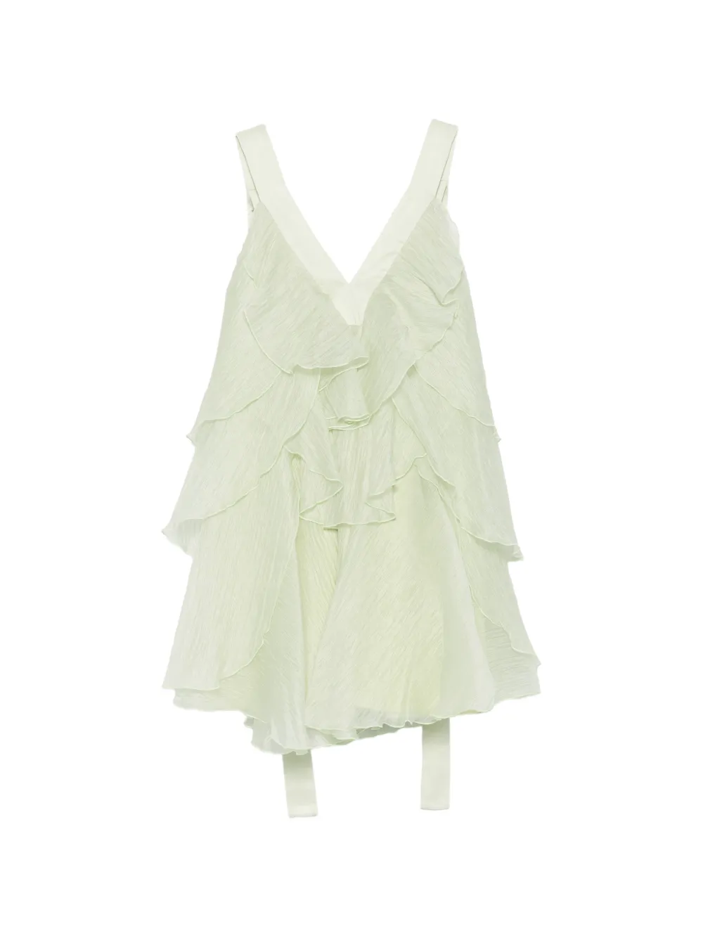 Aje Athena ruffled dress - Verde