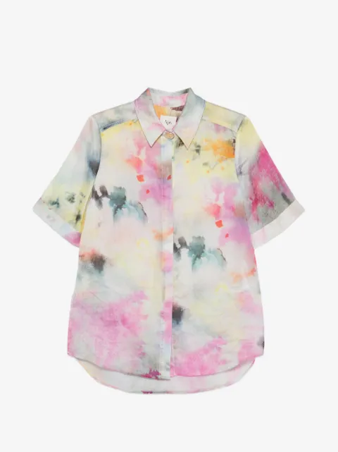 Aje Adina floral-print shirt