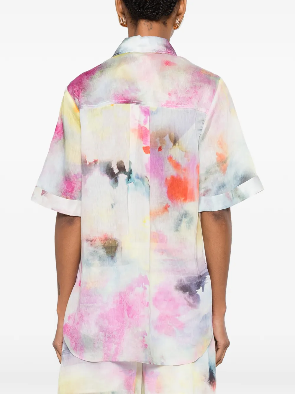 Aje Adina blouse Grijs