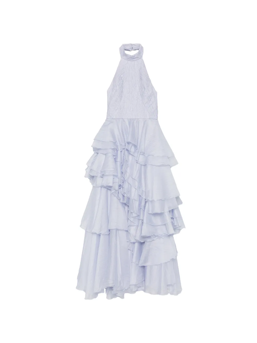 Aje Fayette ruffled gown - Blu