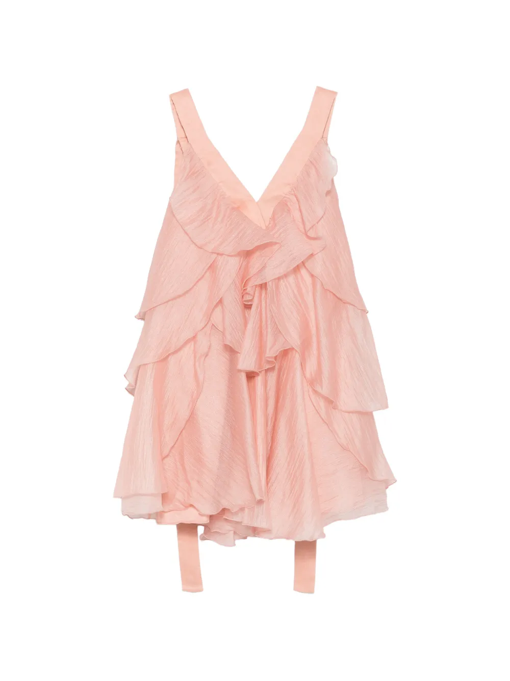 Aje Athena ruffled mini dress - Rosa