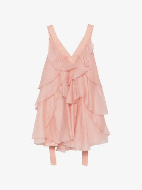 Aje Athena ruffled mini dress
