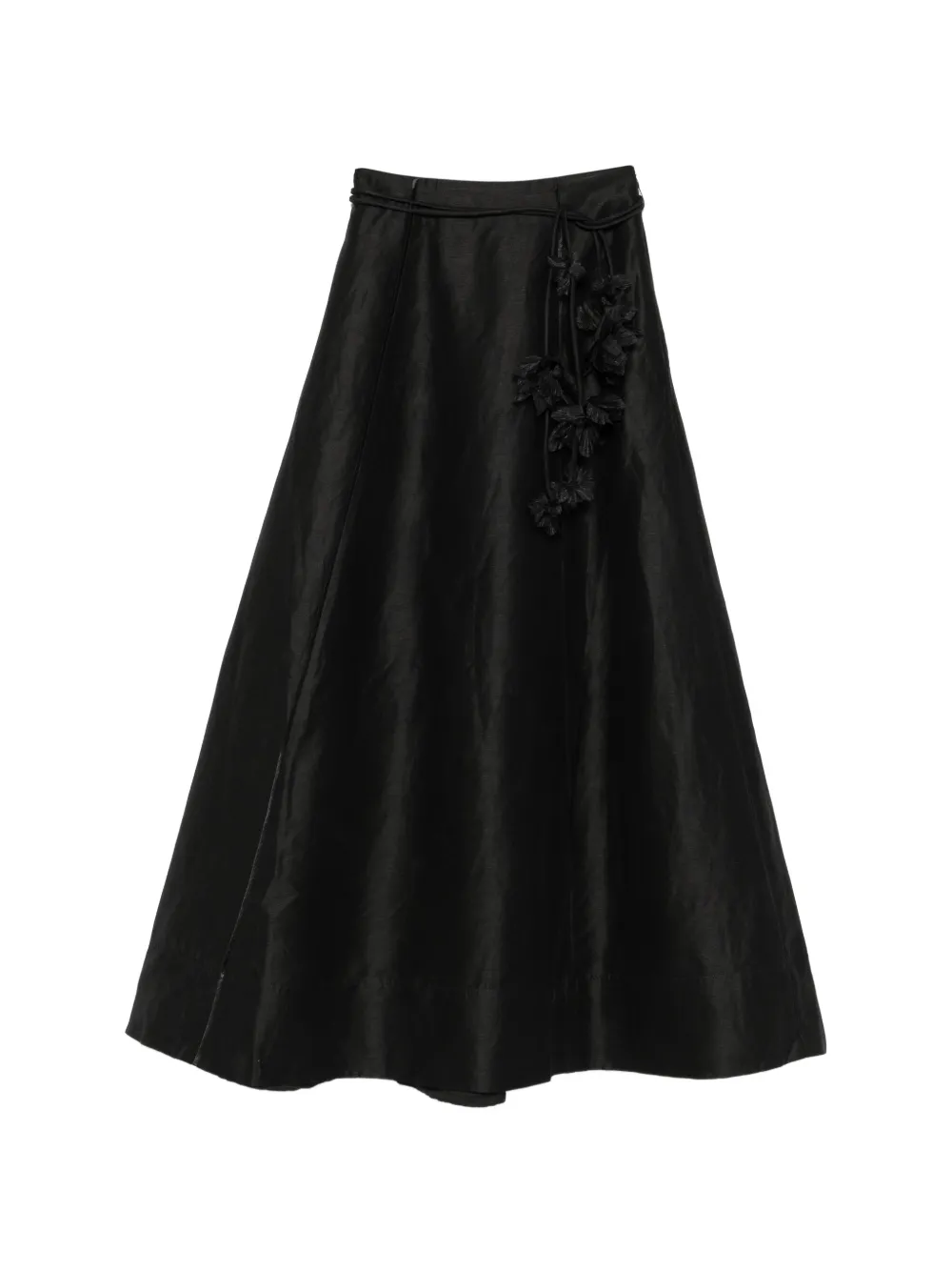 Aje Demi floral-embellished maxi skirt - Nero