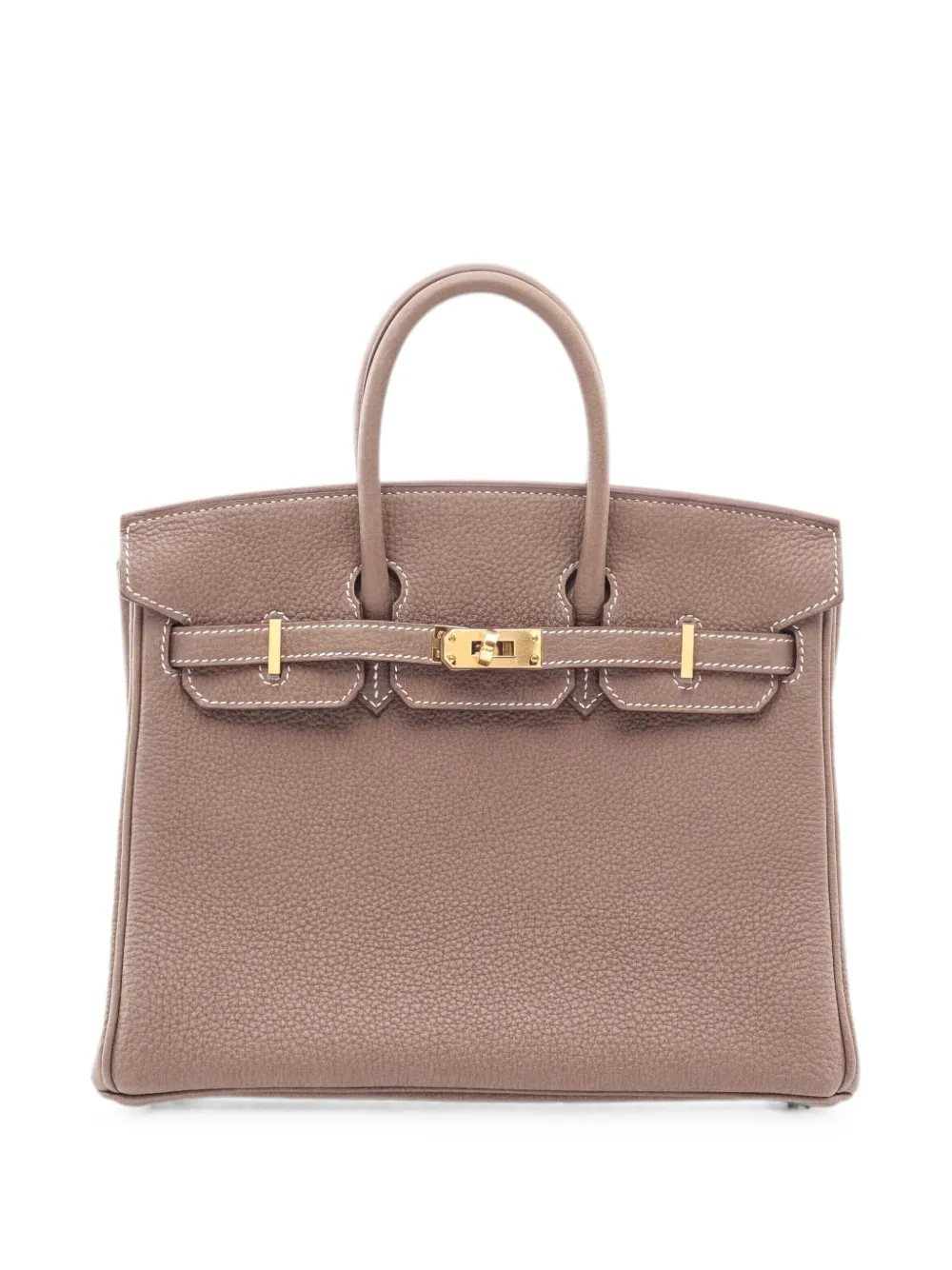 Hermès Pre-Owned 2025 25 Birkin Togo handbag - Grigio