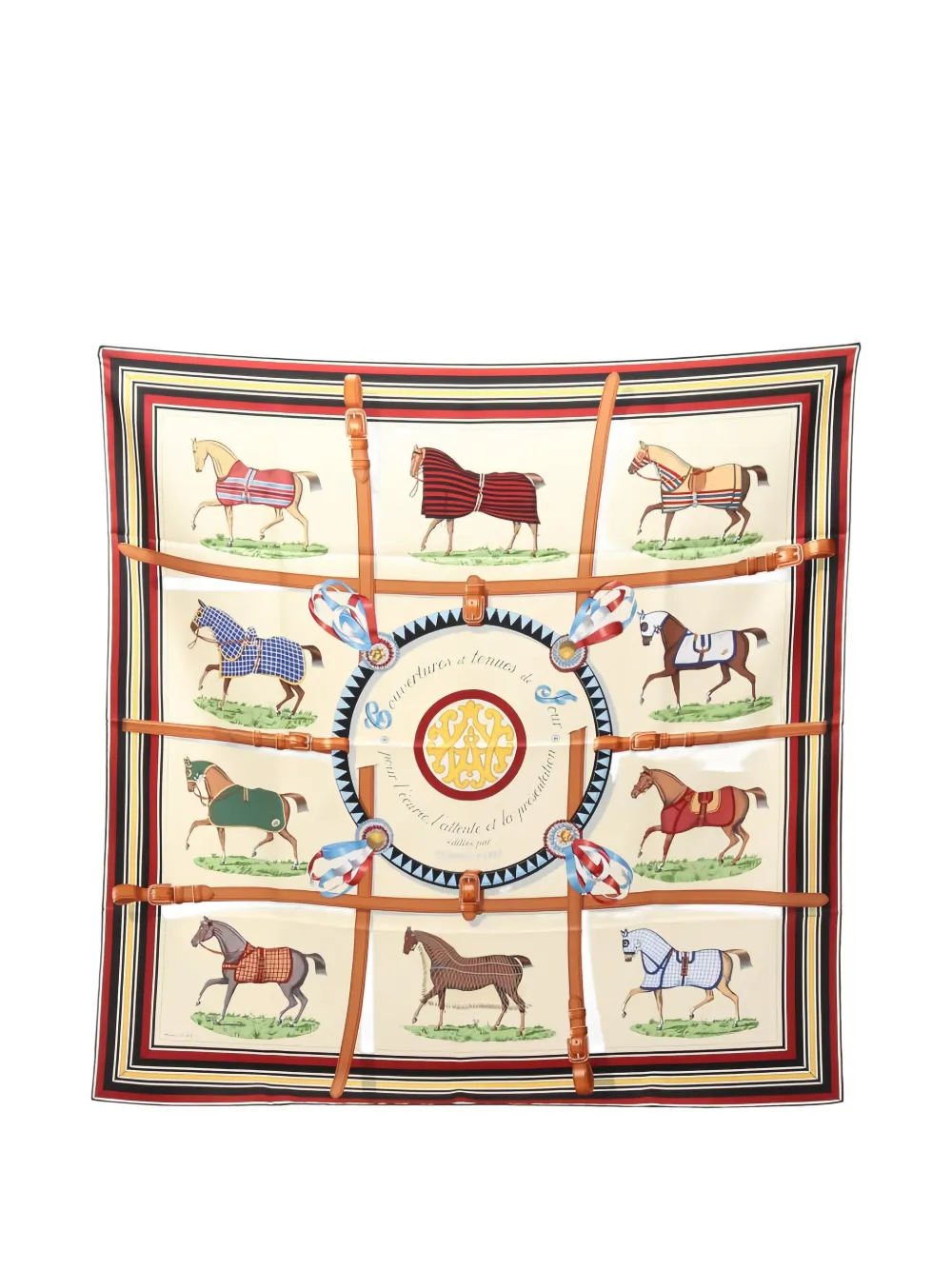 Hermès Pre-Owned 2000s Couvertures et Tenues de Jour scarf - Toni neutri