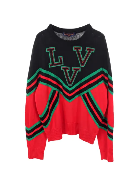 Louis Vuitton Pre-Owned jersey con parche del logo 2010
