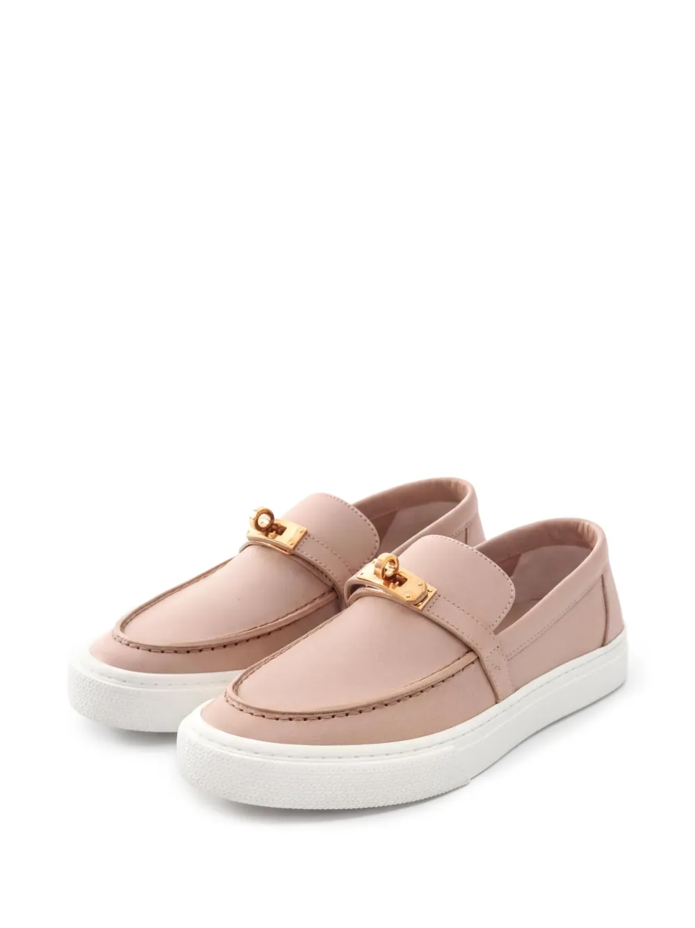 Hermès Pre-Owned 2010s Game slip-on sneakers - Rosa