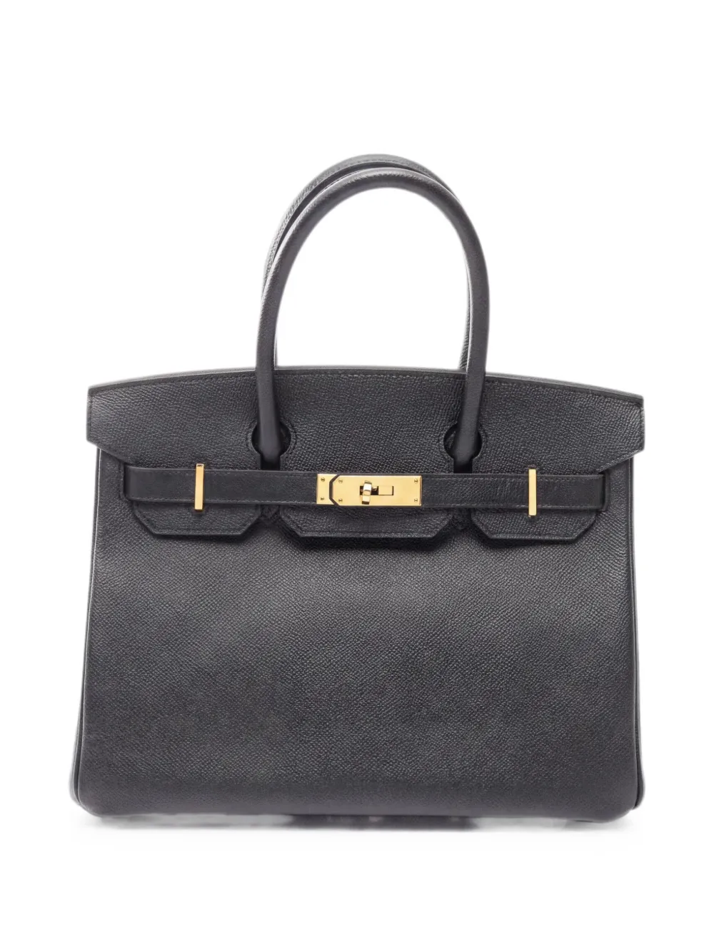 Hermès Pre-Owned Borsa tote Birkin 30 in pelle Togo 2021 - Nero