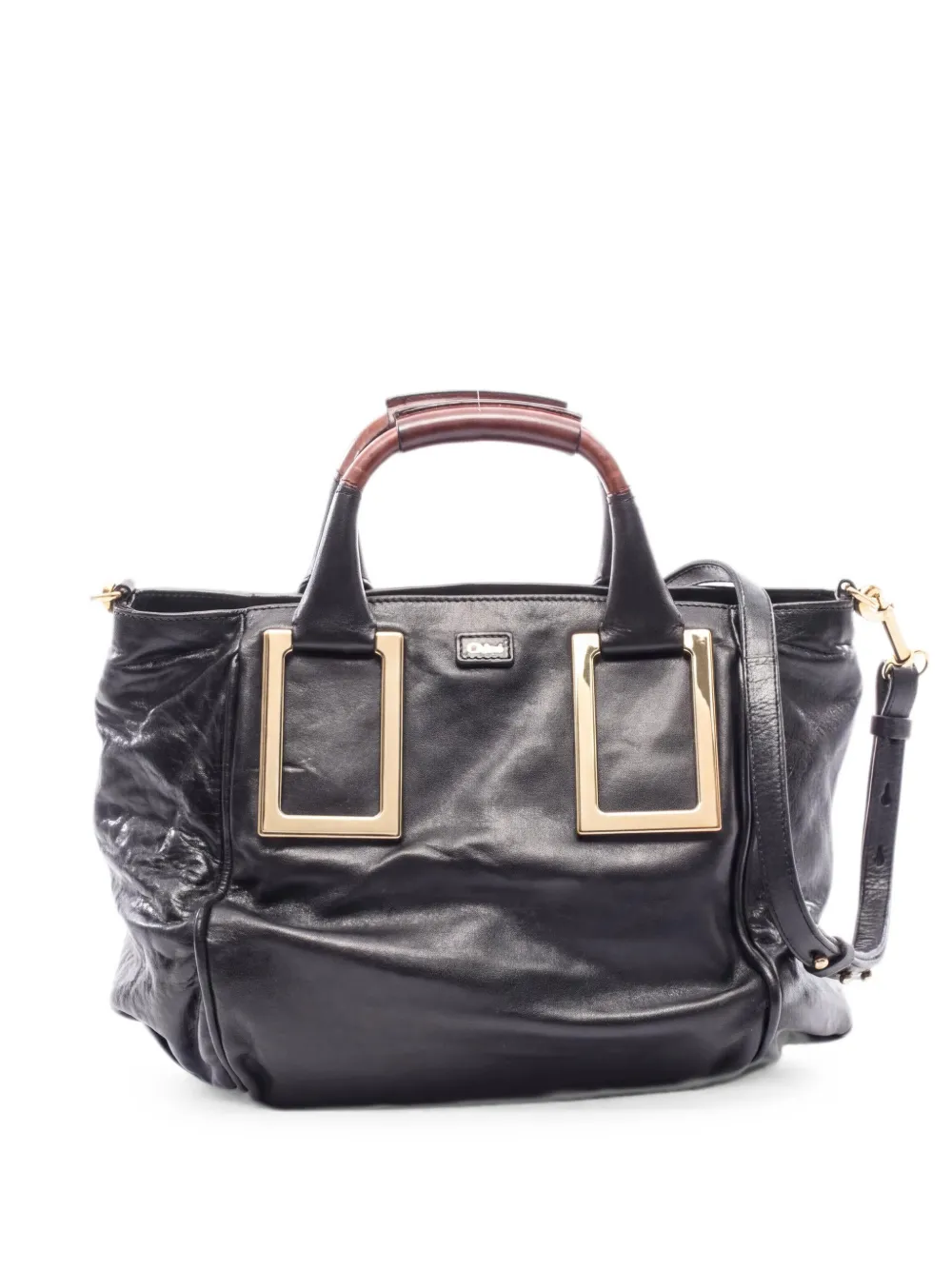 Chloé Pre-Owned 2000s Ethel leather handbag - Nero