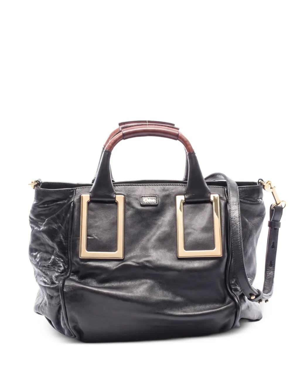 Chloé Pre-Owned 2000s Ethel leather handbag - Black