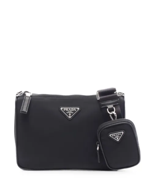 Prada Pre-Owned bolsa de hombro Travel de piel saffiano 2020