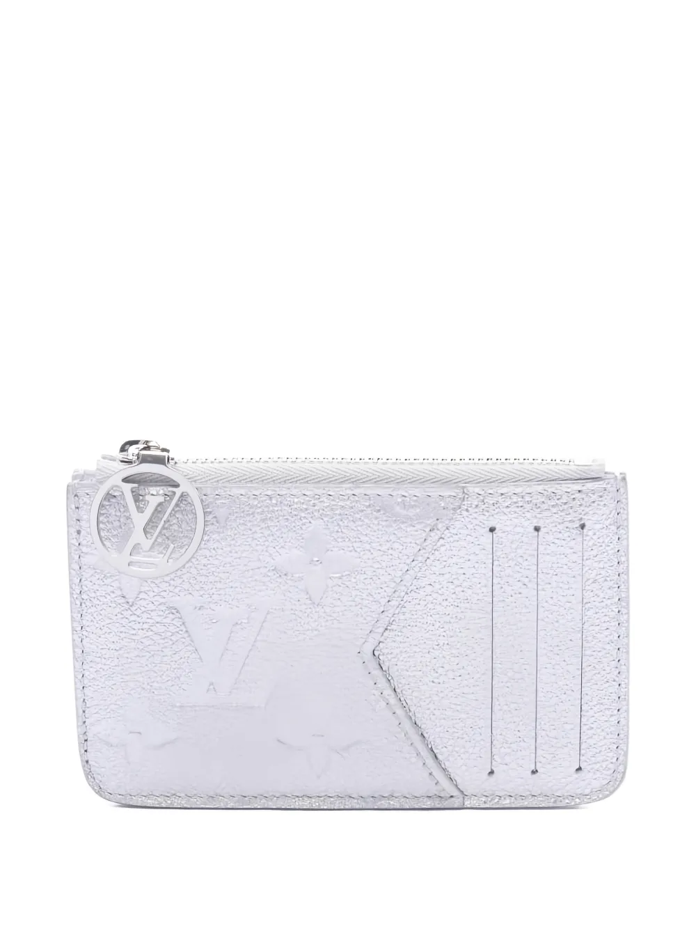 Louis Vuitton Pre-Owned 2021 Romy monogram wmpreinte card case - Silber