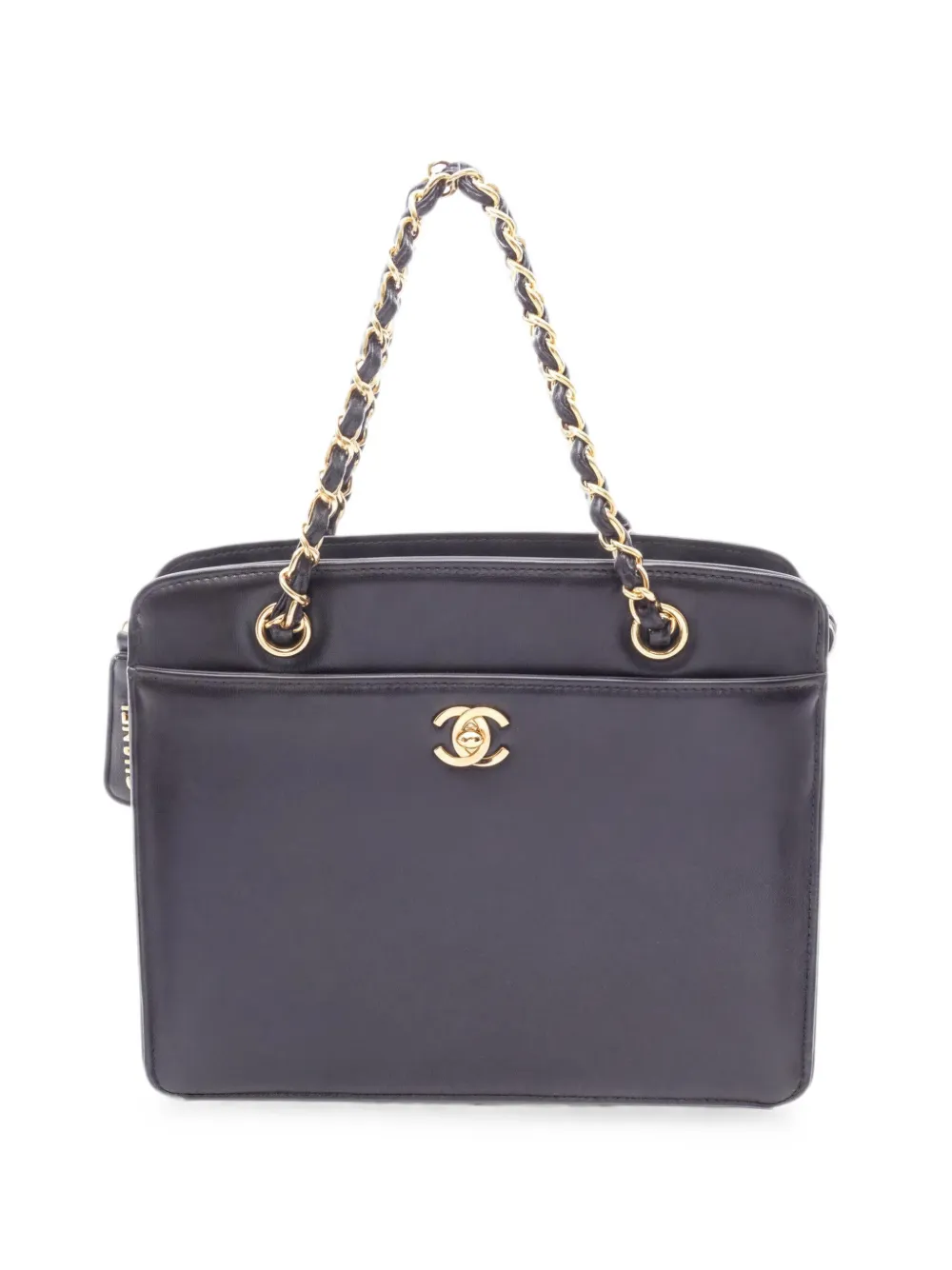 CHANEL Pre-Owned 1997-1999 CC-turn-lock tote bag - Nero