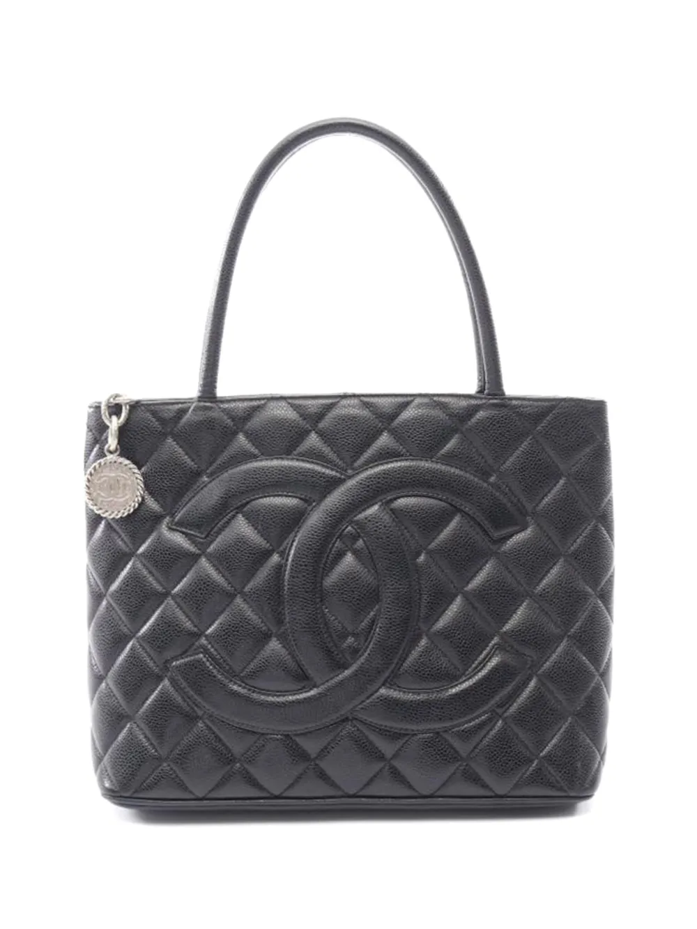 CHANEL Pre-Owned 2000-2002 Reissue medallion tote bag - Schwarz