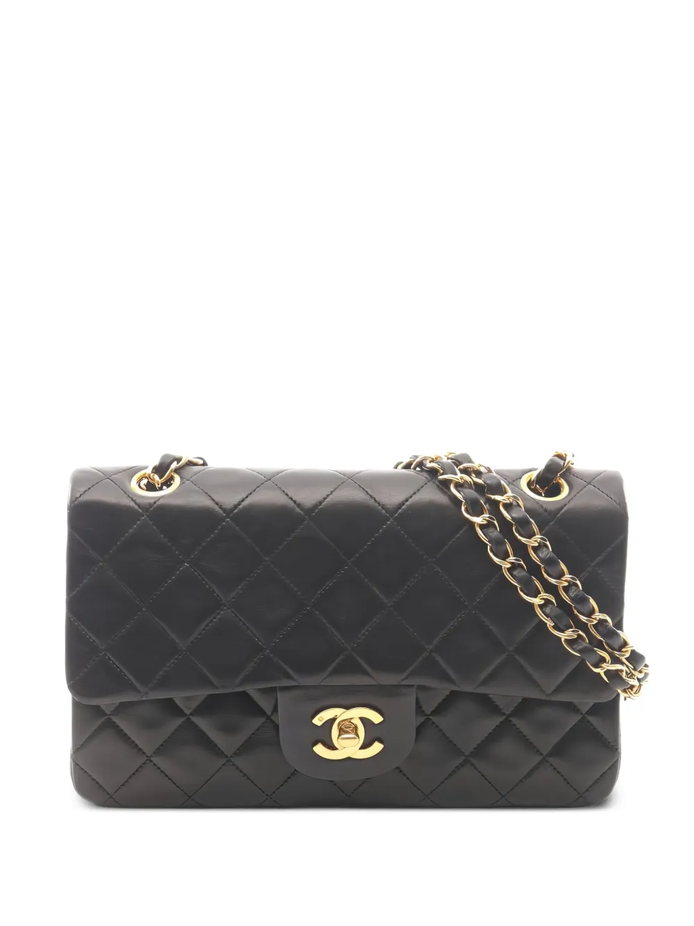 CHANEL Pre-Owned 1991-1994 Double Flap shoulder bag - Black