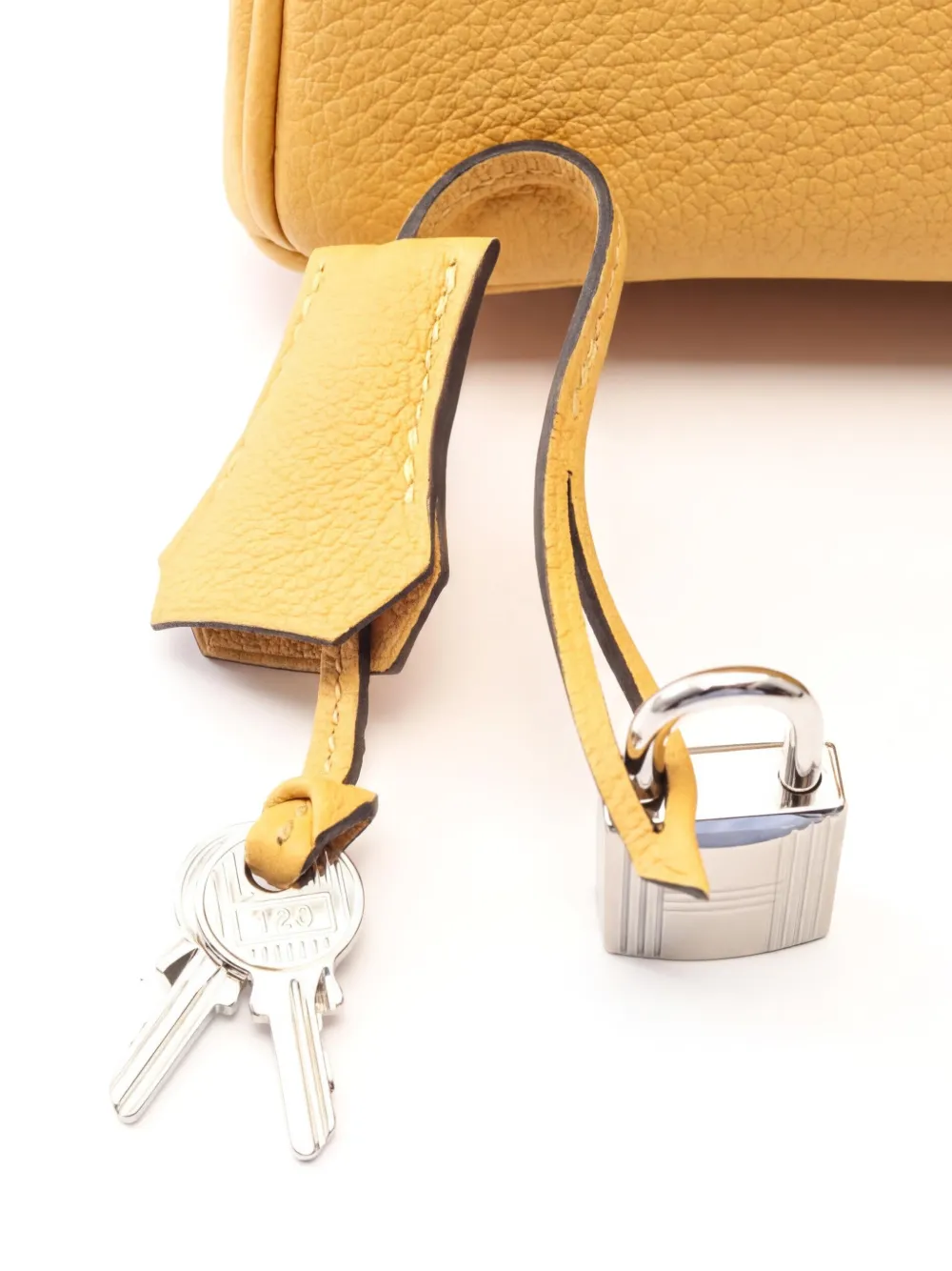 Hermès Pre-owned 2025 25 Birkin Tote Bag in Yellow, view 4