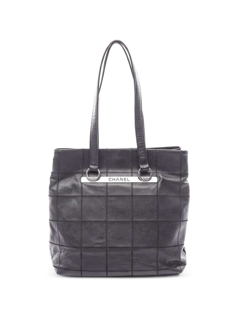 CHANEL Pre-Owned Borsa tote Chocolate Bar Caviar 2004-2005 - Nero