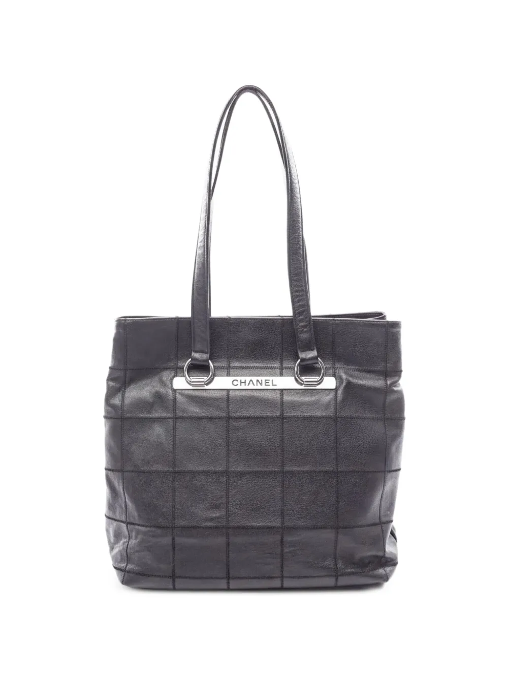 CHANEL Pre-Owned Borsa tote Chocolate Bar Caviar 2004-2005 - Nero