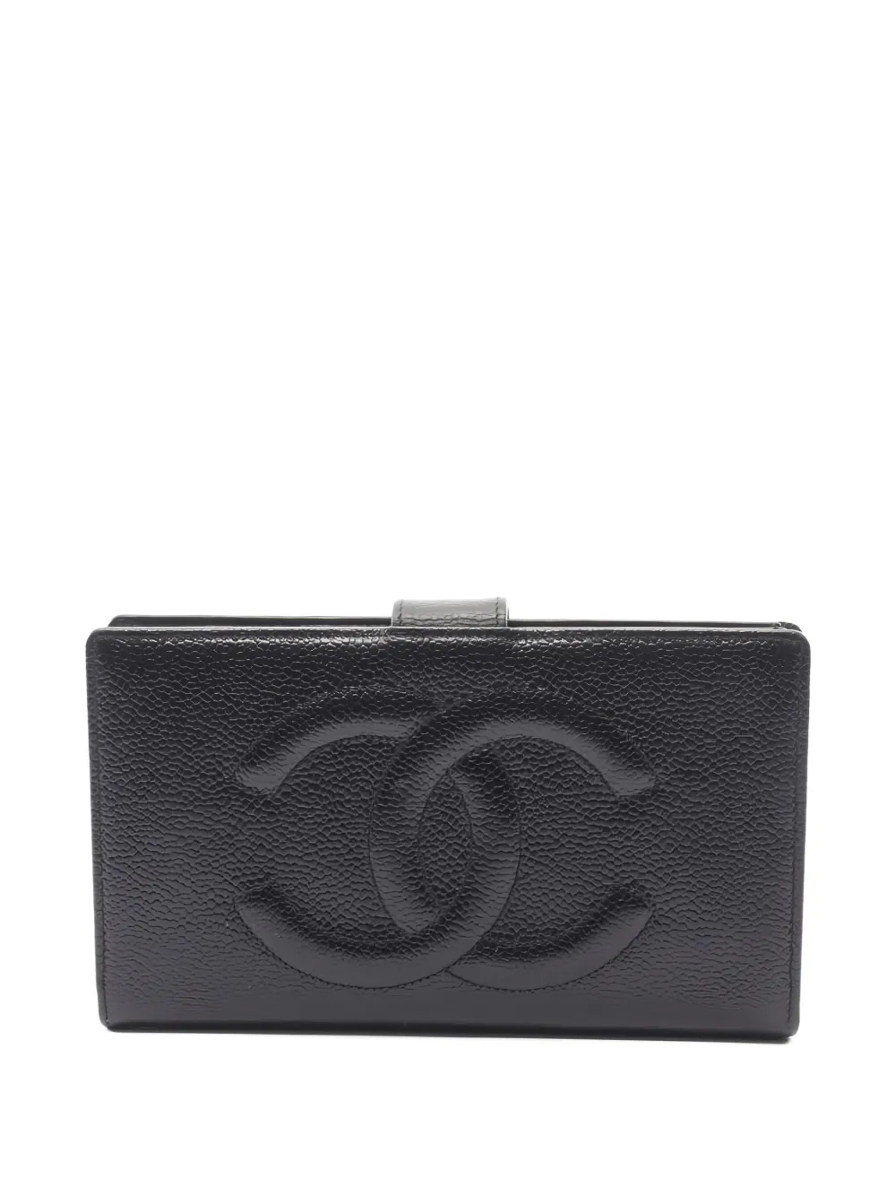 CHANEL Pre-Owned 1997-1999 Coco Mark bi-fold wallet - Nero