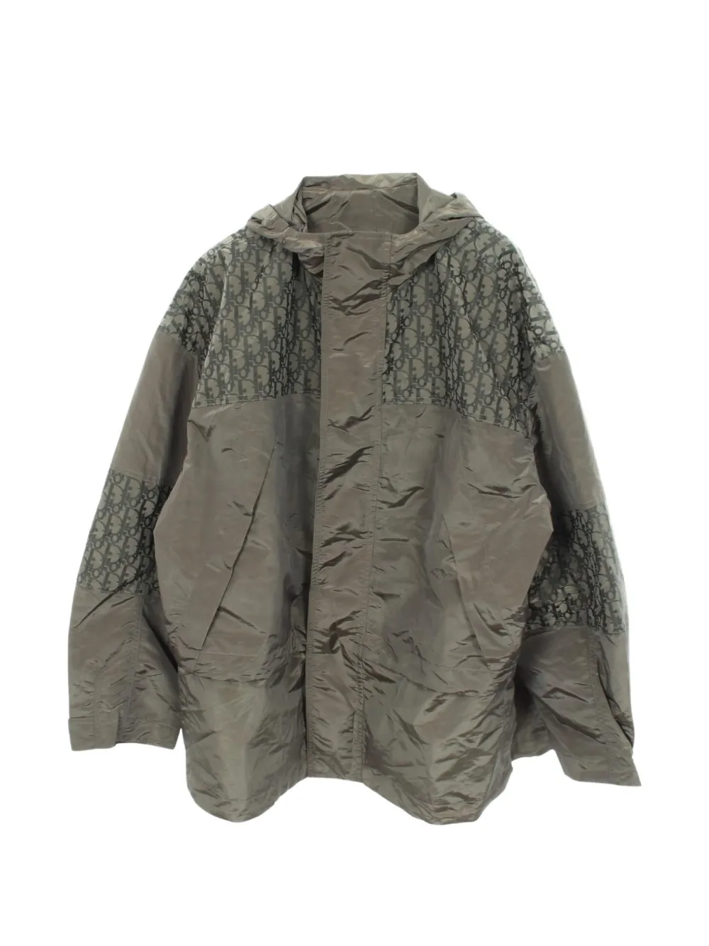 Christian Dior Pre-Owned 2010s Oblique hooded jacket - Brown