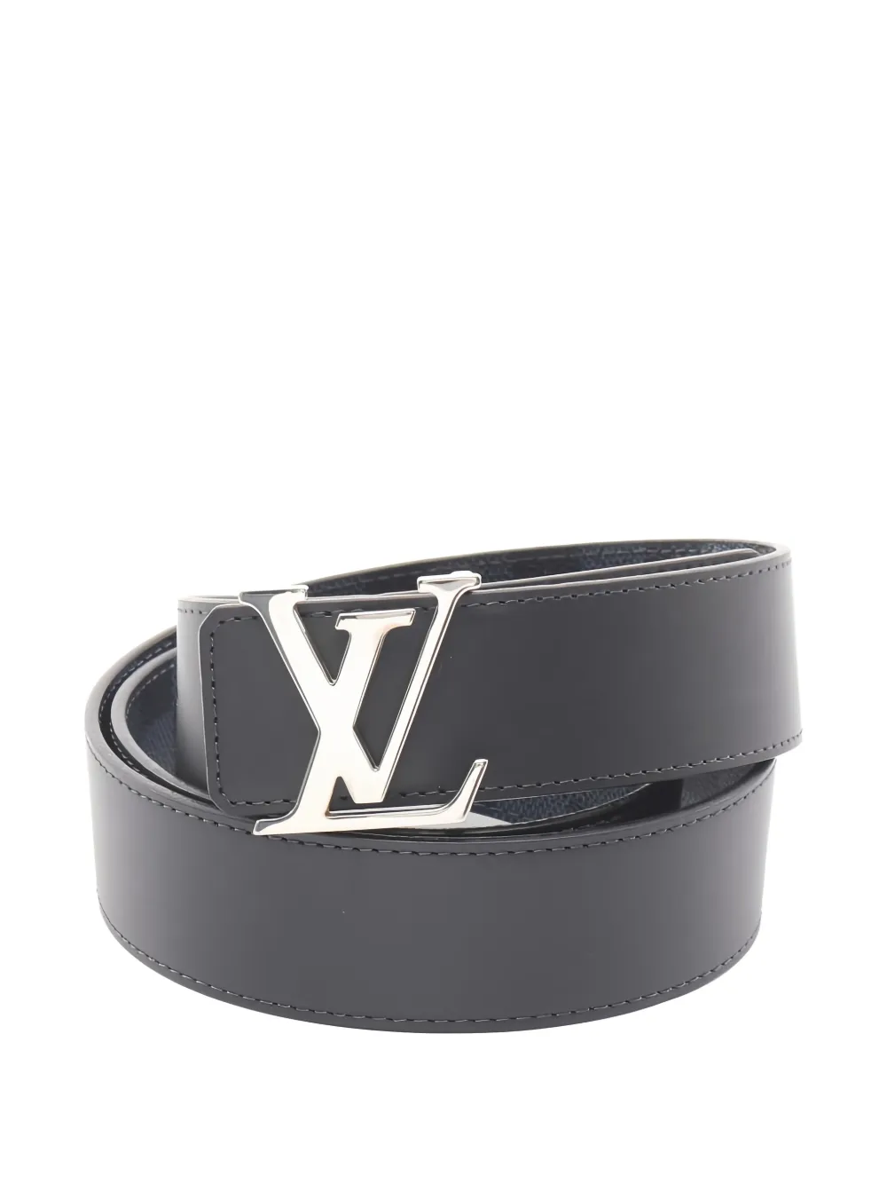Louis Vuitton Pre-Owned 2018 LV Initiales reversible belt - Nero