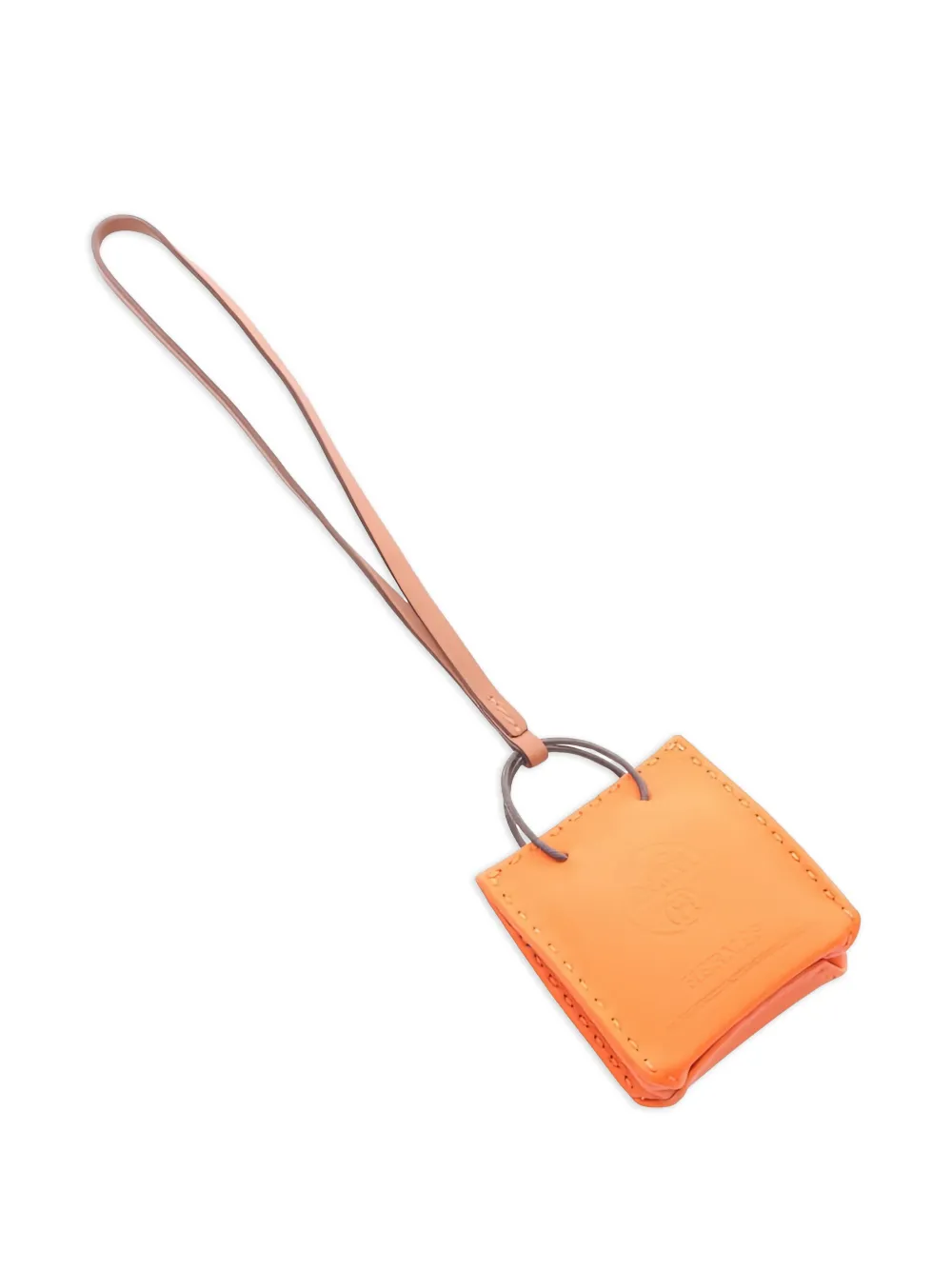 Hermès Pre-Owned 2020 Feu bag charm - Orange