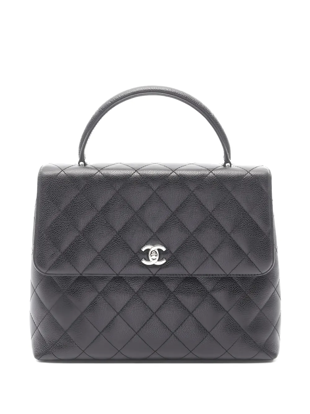 CHANEL Pre-Owned 2000-2002 Matelassé handbag - Black