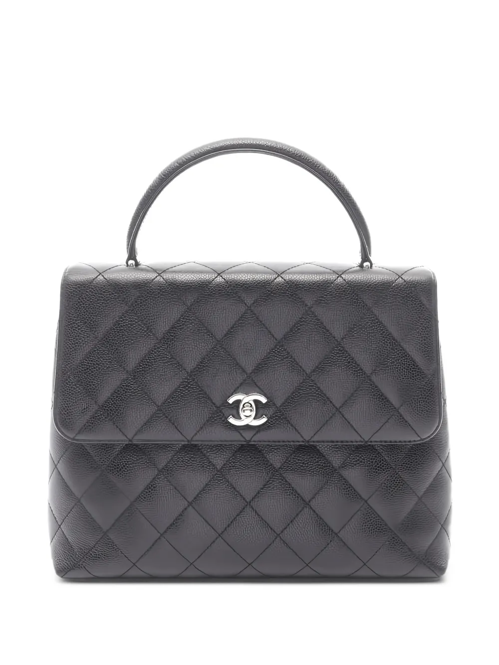 CHANEL Pre-Owned 2000-2002 Matelassé handbag - Black