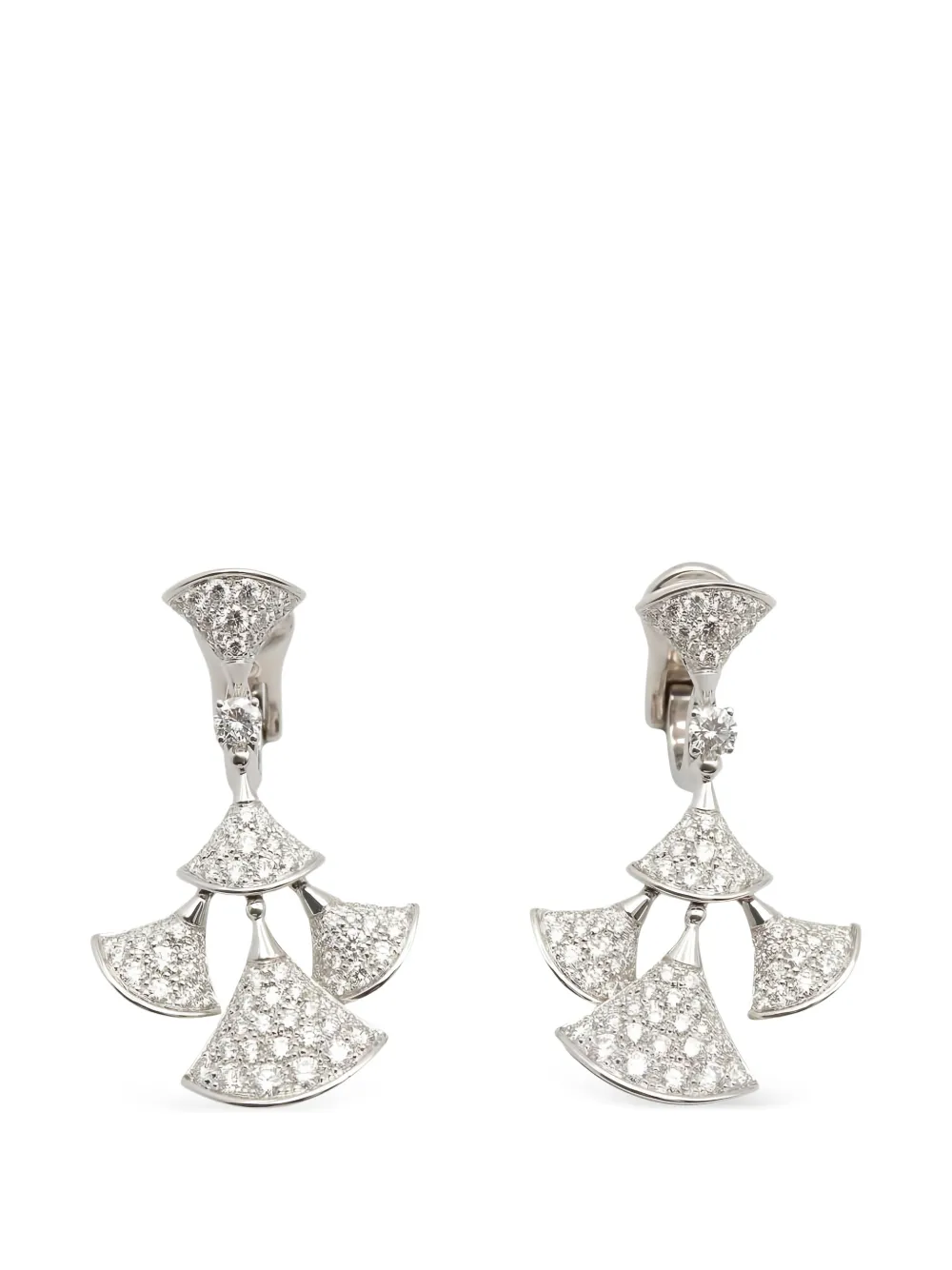 Bvlgari Pre-Owned 2010s Diva's Dream diamond earrings - Argento
