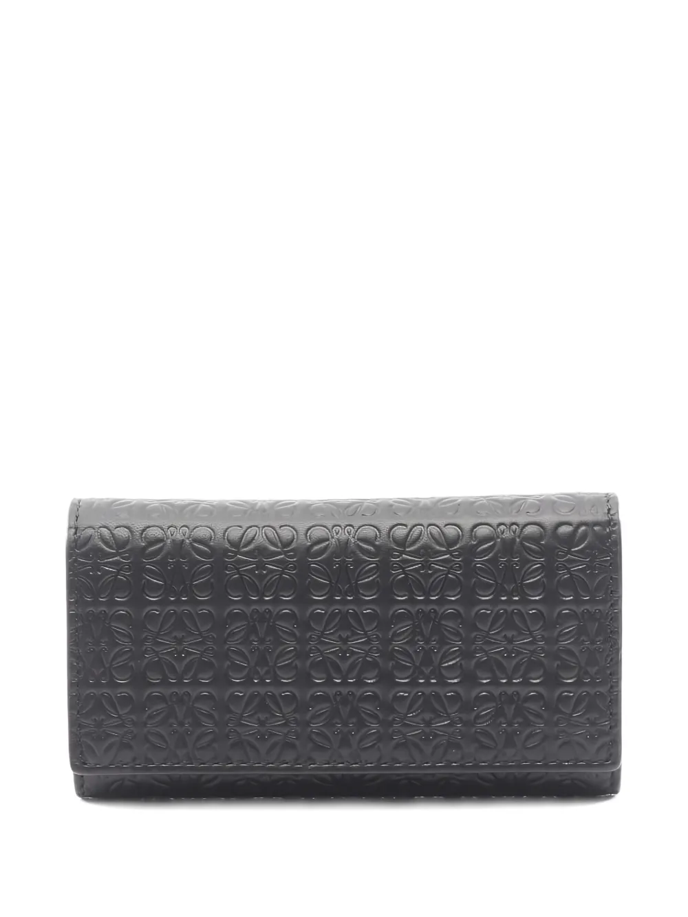 Loewe Pre-Owned 2010s Repeat Anagram key case - Nero