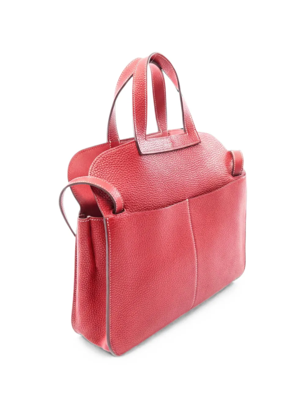 Hermès Pre-owned 2016 31 Arzan Two-way Leather Handbag in Red, view 2