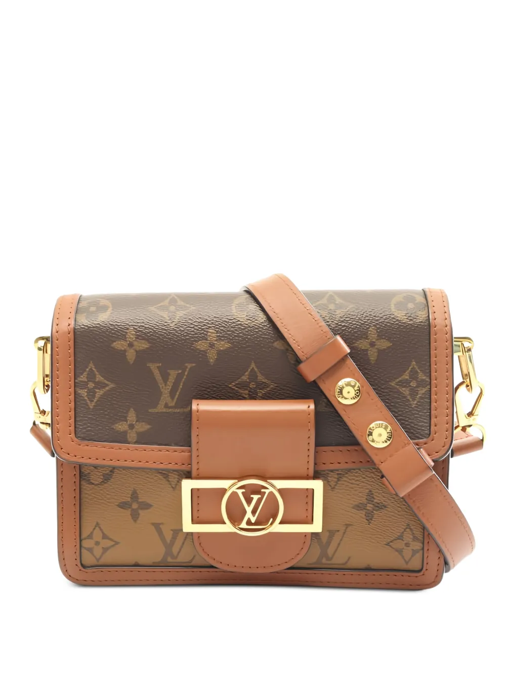 Louis Vuitton Pre-Owned Borsa a spalla Dauphine mini 2021 - Marrone