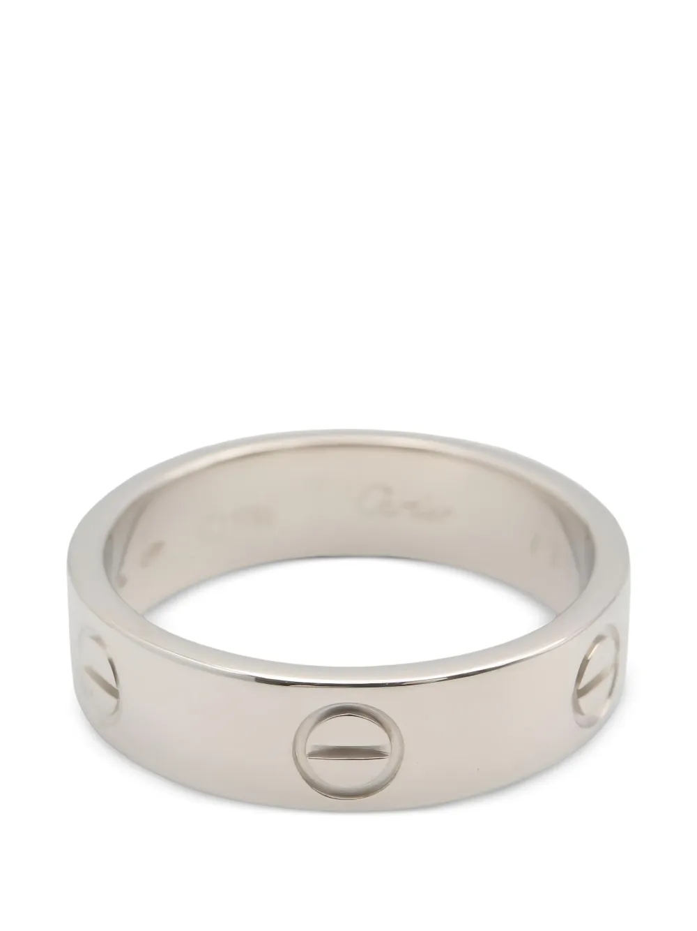 Cartier Love screw-motif ring - Silber