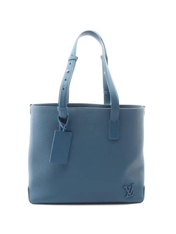 Louis Vuitton Pre-owned 2021s Aerogram Fast Line Tote Bag in Blue