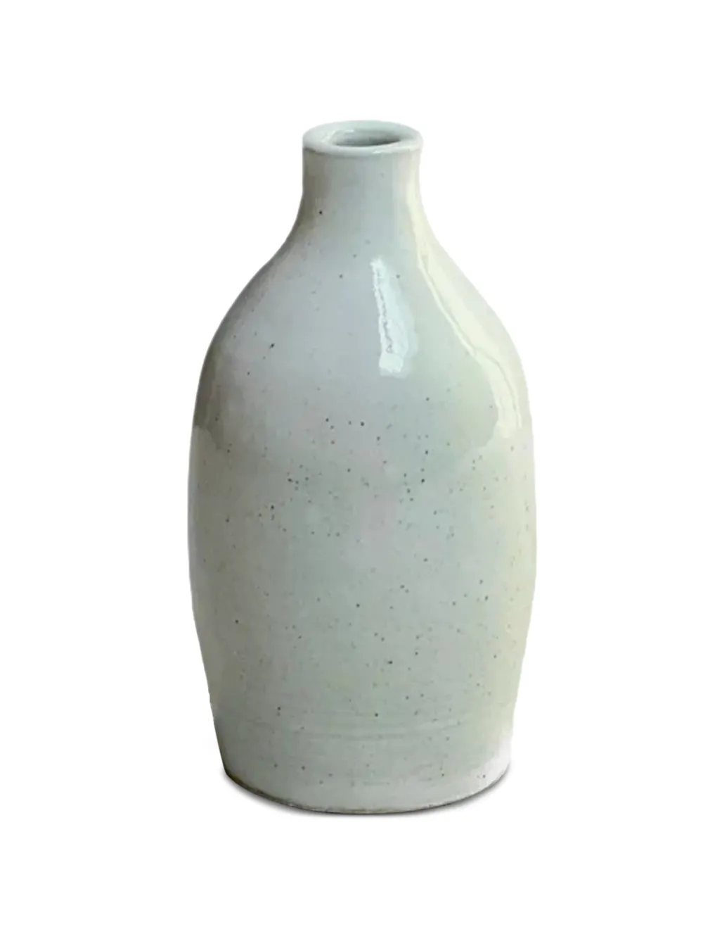 Incausa stoneware flower vase - Grün
