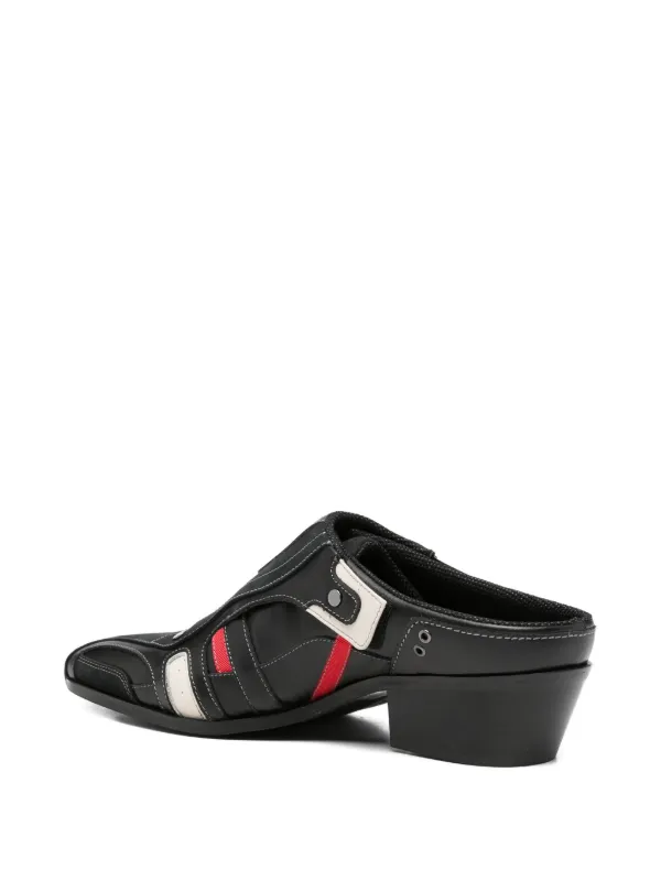 Martine Rose Sporty Snout Mules | Black | FARFETCH