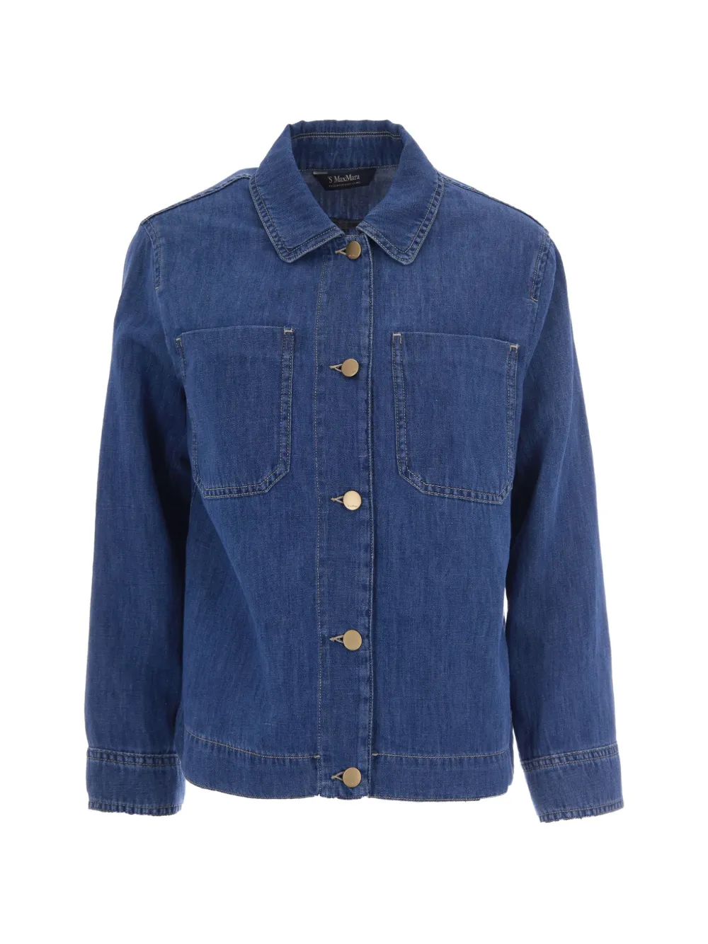 'S Max Mara patch-pocket denim jacket - Blu