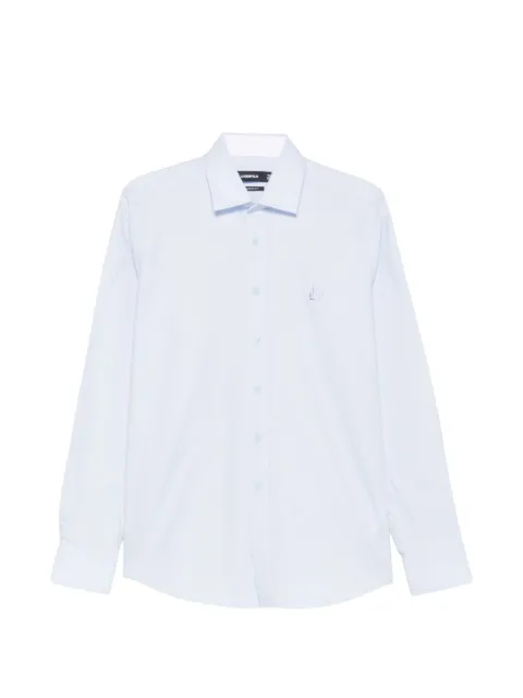 Karl Lagerfeld logo-embroidered long-sleeve shirt