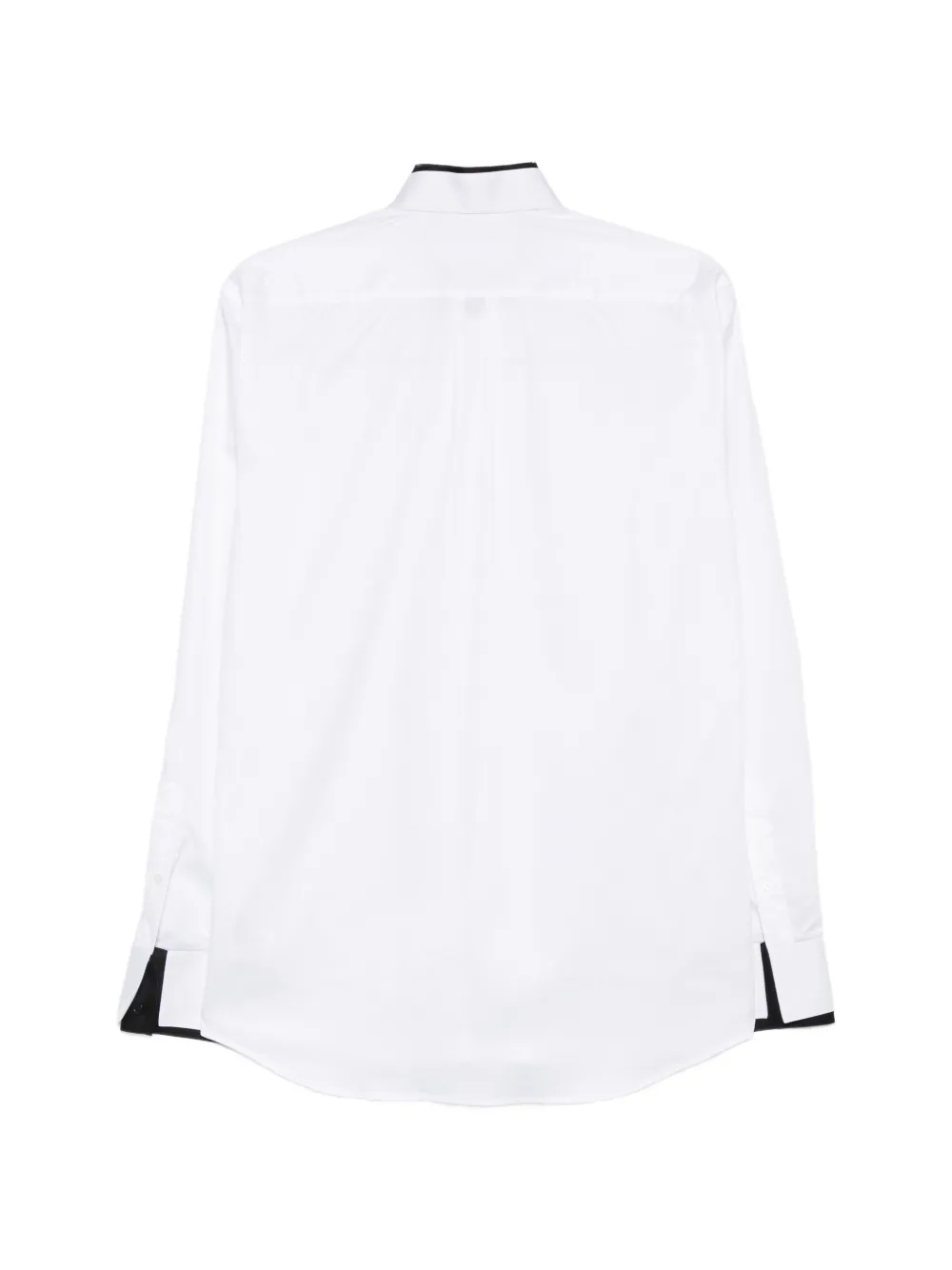 Karl Lagerfeld Overhemd met contrasterende afwerking Wit