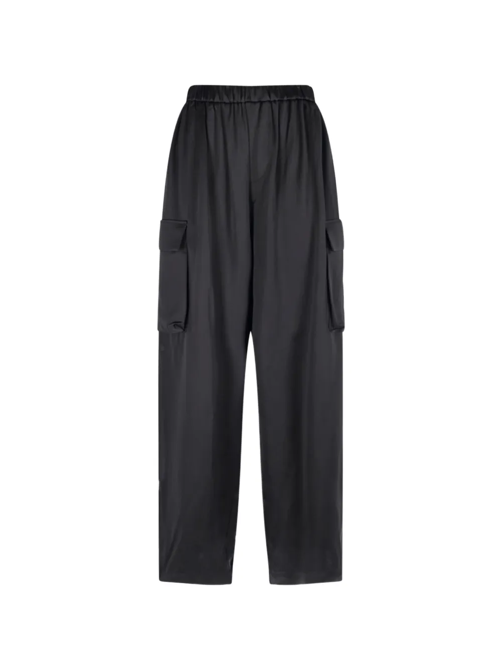 The Frankie Shop Delny satin cargo pants - Nero