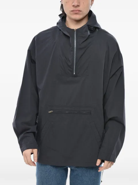 Givenchy half-zip long-sleeve cotton hooded jacket