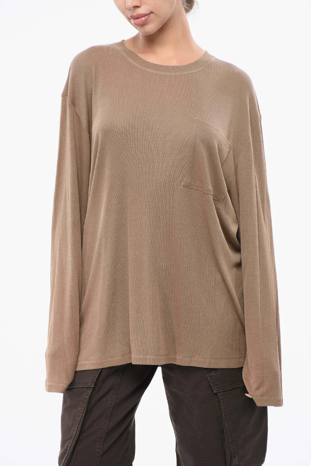 By Malene Birger Fayeh chest-pocket T-shirt · M