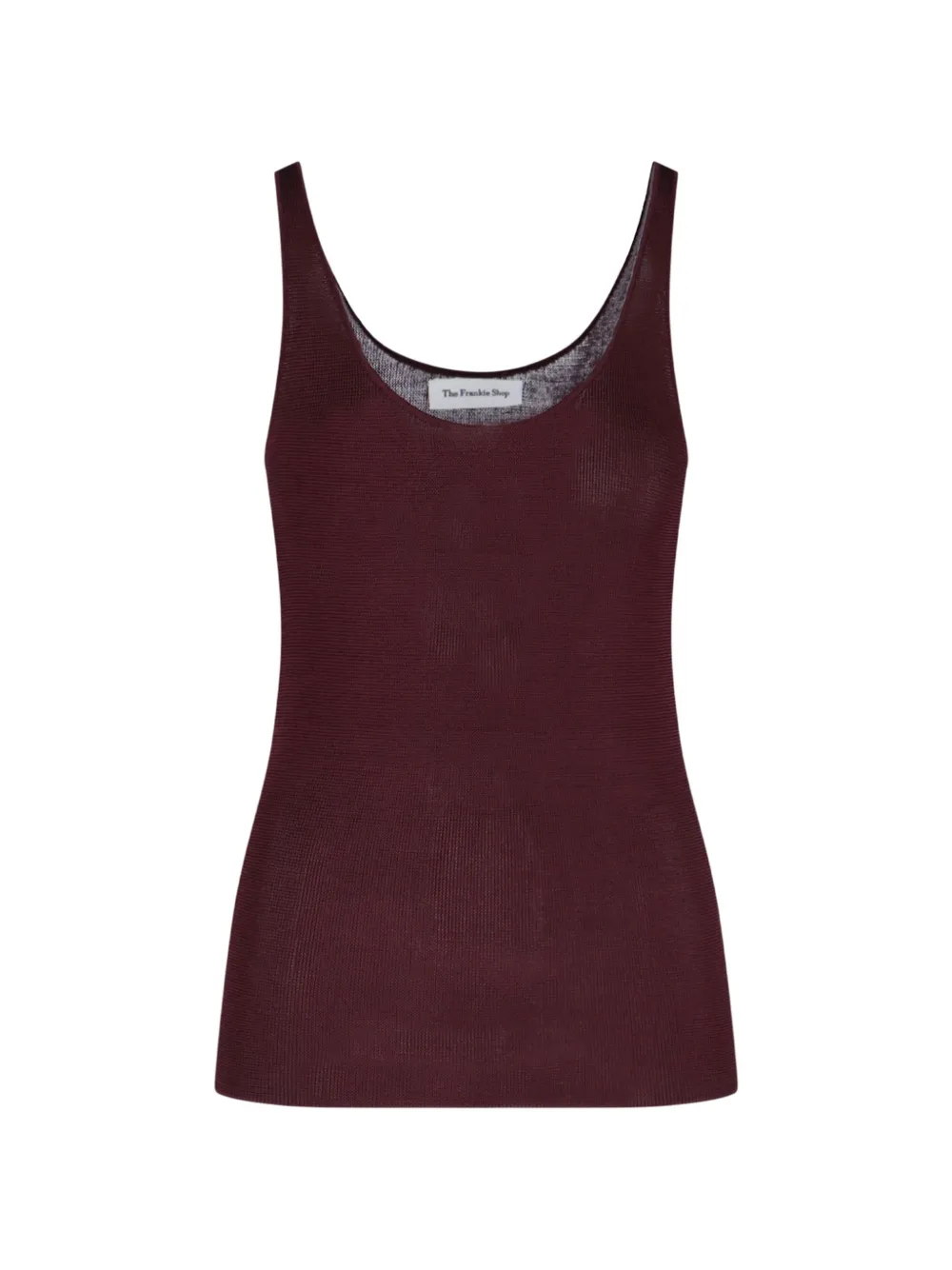 The Frankie Shop Rivo knit tank top - Rosso