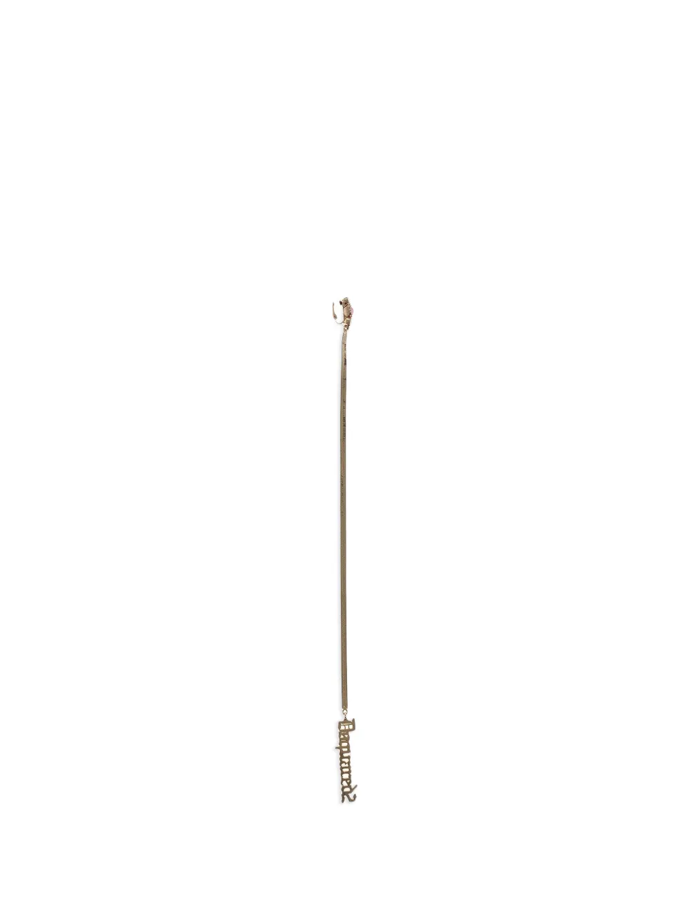 DSQUARED2 rhinestone logo pendant earring - Gold