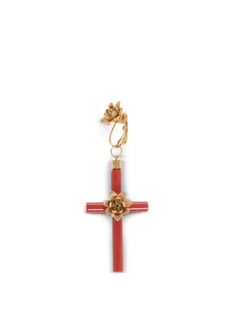 DSQUARED2 cross-pendant clip-on single earring
