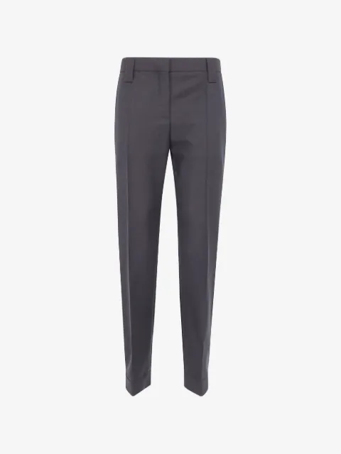 Versace belt-loops tailored trousers