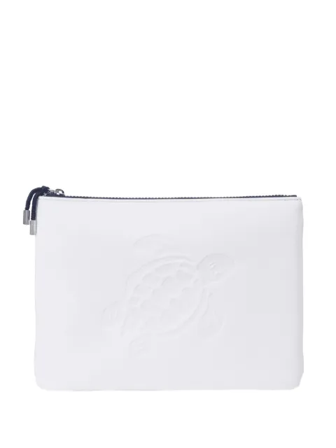 Vilebrequin Pool embossed-turtle clutch bag