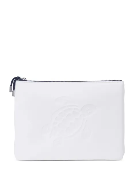 Vilebrequin Pool embossed-turtle clutch bag