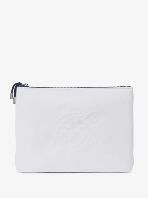 Vilebrequin Pool embossed-turtle clutch bag