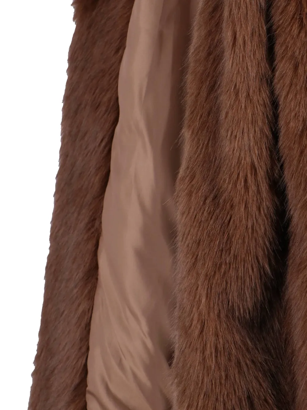 The Frankie Shop Ravello jas van imitatiebont Bruin